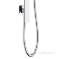 Slim sliding bar shower set